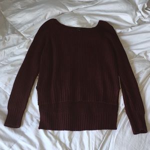 Rue21 Maroon Knit HiLo Sweater